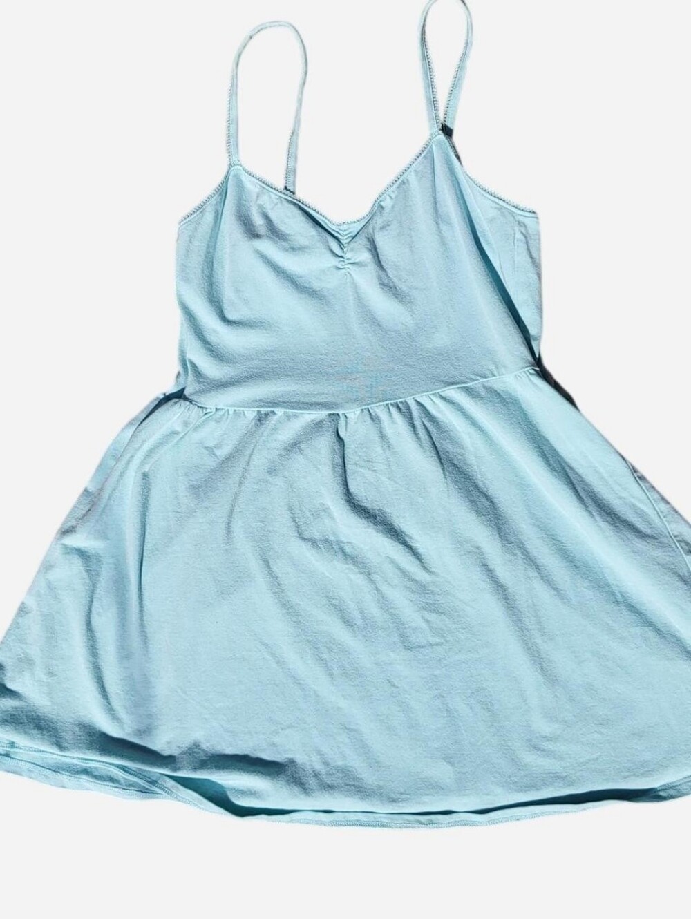 Forever 21 Light Blue Spaghetti Strap Dress Top